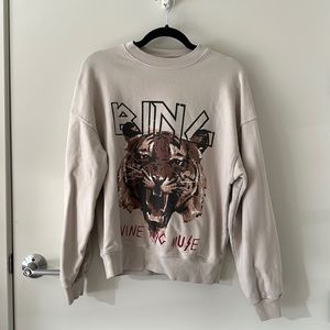 Anine Bing Sweatshirt in Cream